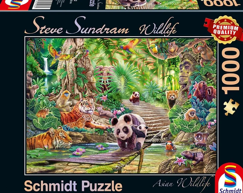 Schmidt - Steve Sundram: Asian Wildlife - 1000 Piece Jigsaw Puzzle Sale