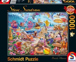 Schmidt - Steve Sundram: Beach Mania - 1000 Piece Jigsaw Puzzle Online