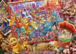 Schmidt - Steve Sundram: Cat Mania - 1000 Piece Jigsaw Puzzle Online
