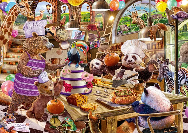 Schmidt - Steve Sundram: Chef Mania - 1000 Piece Jigsaw Puzzle New