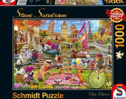 Schmidt - Steve Sundram: Dog Mania - 1000 Piece Jigsaw Puzzle Hot