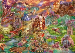 Schmidt - The Dragon's Treasure - 2000 Piece Jigsaw Puzzle Online