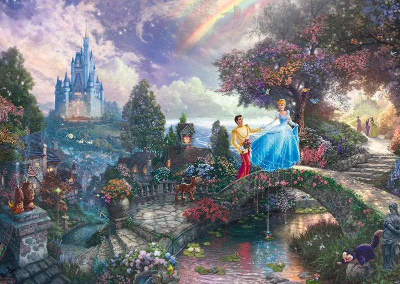 Schmidt - Thomas Kinkade - Cinderella - 1000 Piece Jigsaw Puzzle Best