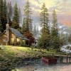 Schmidt - Thomas Kinkade - A Peaceful Retreat - 500 Piece Jigsaw Puzzle Best