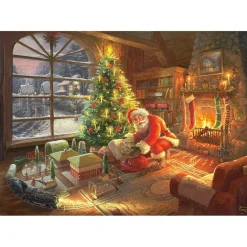Schmidt - Thomas Kinkade - Santa Claus is here! - 1000 Piece Jigsaw Puzzle Best