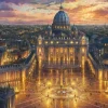 Schmidt - Thomas Kinkade - The Vatican - 1000 Piece Jigsaw Puzzle Online
