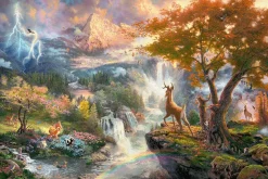 Schmidt - Thomas Kinkade - Disney, Bambi - 1000 Piece Jigsaw Puzzle Best