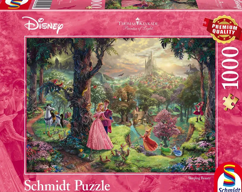 Schmidt - Thomas Kinkade - Disney Sleeping Beauty - 1000 Piece Jigsaw Puzzle New