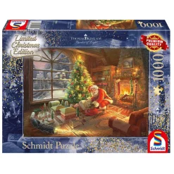 Schmidt - Thomas Kinkade - Santa Claus is here! - 1000 Piece Jigsaw Puzzle Best