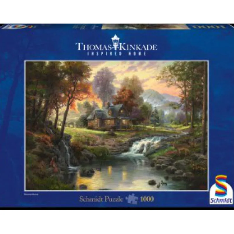 Schmidt - Thomas Kinkade : Mountain Retreat - 1000 Piece Jigsaw Puzzle Best