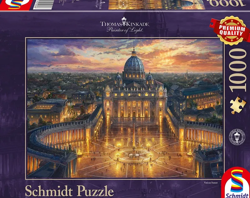 Schmidt - Thomas Kinkade - The Vatican - 1000 Piece Jigsaw Puzzle Online