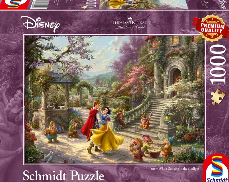 Schmidt - Thomas Kinkade - Disney Snow White - Dancing with the Prince - 1000 Piece Jigsaw Puzzle Online