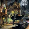 Schmidt - Thomas Kinkade: Batman - Gotham City - 1000 Piece Jigsaw Puzzle Online