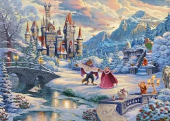 Schmidt - Thomas Kinkade: Disney Beauty & the Beast Winter Enchantment - 1000 Piece Jigsaw Puzzle Discount