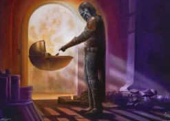 Schmidt - Thomas Kinkade: Disney Star Wars The Mandalorian - Turning Point - 1000 Piece Jigsaw Puzzle Hot