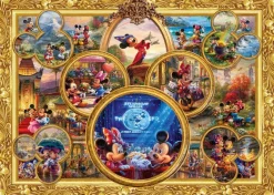 Schmidt - Thomas Kinkade: Disney Mickey and Minnie Disney Dreams Collection - 2000 Piece Jigsaw Puzzle New