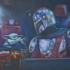 Schmidt - Thomas Kinkade: Disney Star Wars The Mandalorian - Two for the Road - 1000 Piece Jigsaw Puzzle Hot