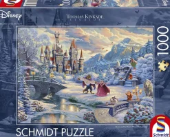 Schmidt - Thomas Kinkade: Disney Beauty & the Beast Winter Enchantment - 1000 Piece Jigsaw Puzzle Discount