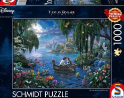 Schmidt - Thomas Kinkade: Disney The Little Mermaid and Prince Eric - 1000 Piece Jigsaw Puzzle New