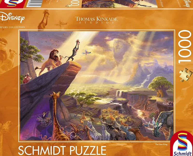 Schmidt - Thomas Kinkade: Disney The Lion King - 1000 Piece Jigsaw Puzzle Hot