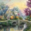Schmidt - Thomas Kinkade: Lamplight Manor - 3000 Piece Jigsaw Puzzle Fashion