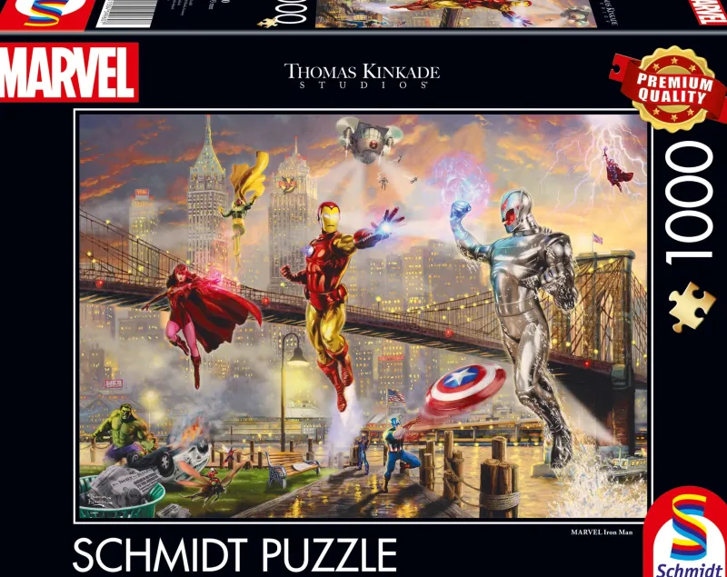 Schmidt - Thomas Kinkade: Marvel Iron Man - 1000 Piece Jigsaw Puzzle Discount
