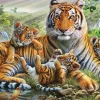 Schmidt - Tiger & Cubs - 1000 Piece Jigsaw Puzzle Outlet