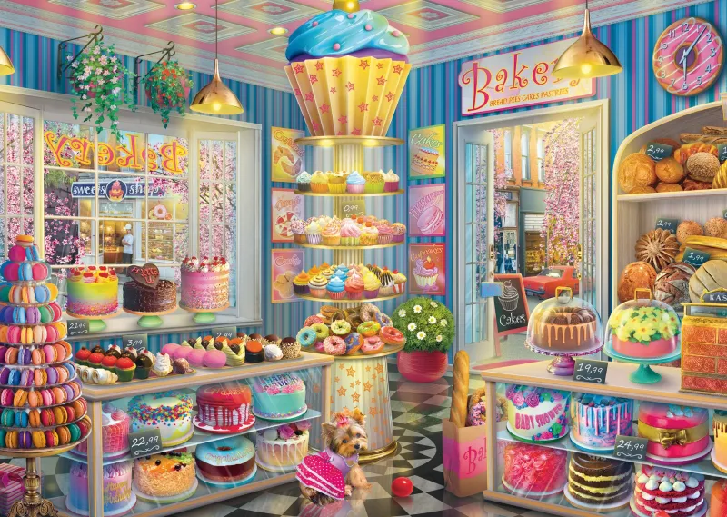 Schmidt Shmidt - Colourful Bakery - 1000 Piece Jigsaw Puzzle Outlet