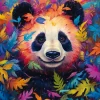 Schmidt Shmidt - Panda Bear in the Rainbow Forest - 1000 Piece Jigsaw Puzzle Clearance
