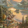 Schmidt Shmidt - Thomas Kinkade: Lakefront Splendor - 500 Piece Jigsaw Puzzle Best