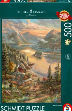 Schmidt Shmidt - Thomas Kinkade: Lakefront Splendor - 500 Piece Jigsaw Puzzle Best