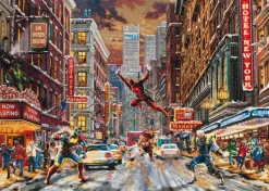 Schmidt Shmidt - Thomas Kinkade: Marvel Deadpool Snow Day - 1000 Piece Jigsaw Puzzle Discount
