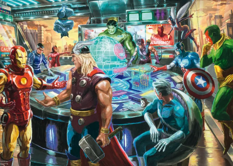 Schmidt Shmidt - Thomas Kinkade: Marvel The Avengers - 1000 Piece Jigsaw Puzzle Fashion