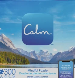 Spin Master - Calm Puzzle - Jasper Lake - 300 Piece Jigsaw Puzzle Sale