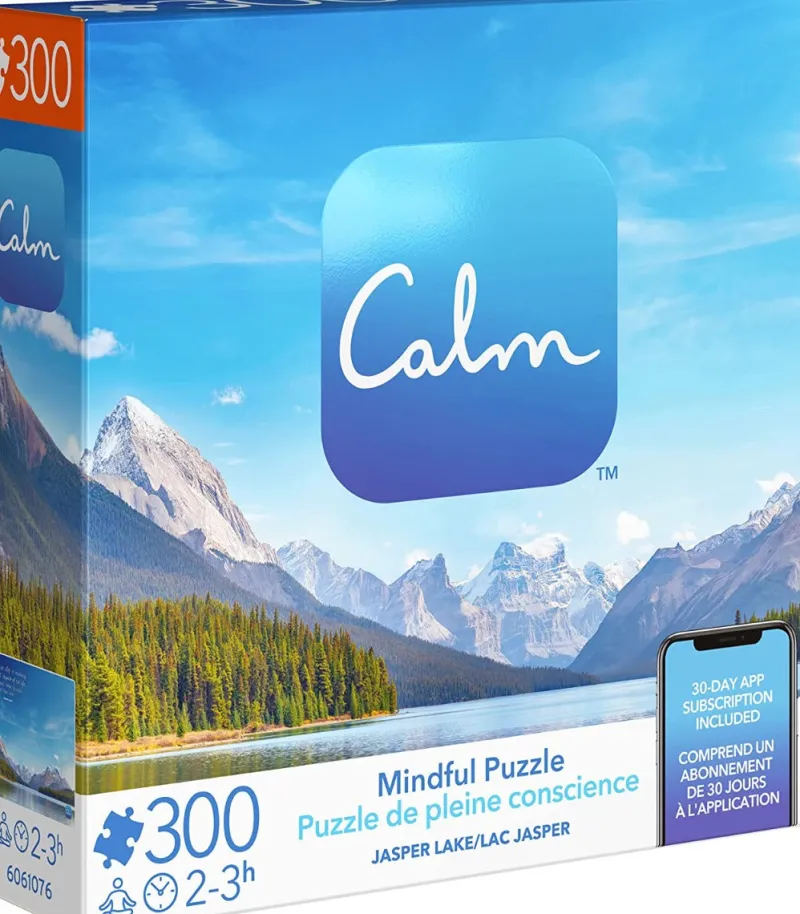 Spin Master - Calm Puzzle - Jasper Lake - 300 Piece Jigsaw Puzzle Sale