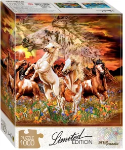 Step Puzzle - Find 12 Horses! - 1000 piece jigsaw puzzle Outlet