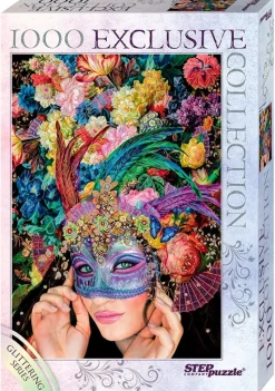 Step Puzzle - Mask - 1000 piece jigsaw puzzle New