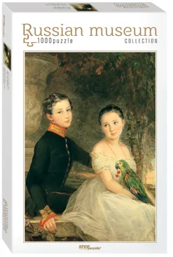 Step Puzzle 79213 Russian Museum - Robertson. Children with a Parrot Online