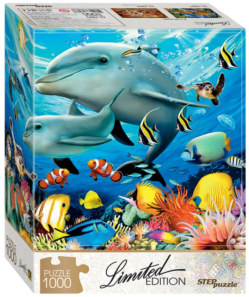 Step Puzzle - Undersea World - 1000 piece jigsaw puzzle Clearance