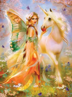 Sunsout 49006 Bente Schlick - Fairy Princess and Unicorn Outlet