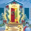 Sunsout - Christmas Porch 500 piece jigsaw puzzle Online