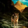 Sunsout - Lone Wolf - 1000 piece jigsaw puzzle Outlet