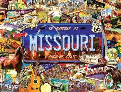 Sunsout - Missouri : The 'Show Me' State - 1000 piece jigsaw puzzle New