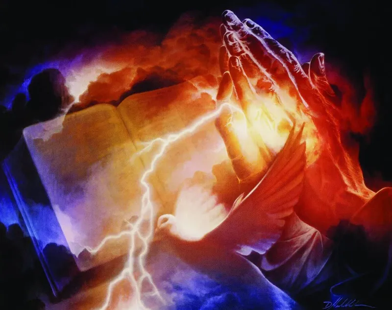 Sunsout 18687 XXL Pieces - Danny Hahlbohm - The Power of Prayer 1000 piece jigsaw puzzle New
