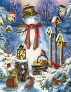 Sunsout - XXL Pieces Snowman in the Wild - 1000 piece jigsaw puzzle Discount