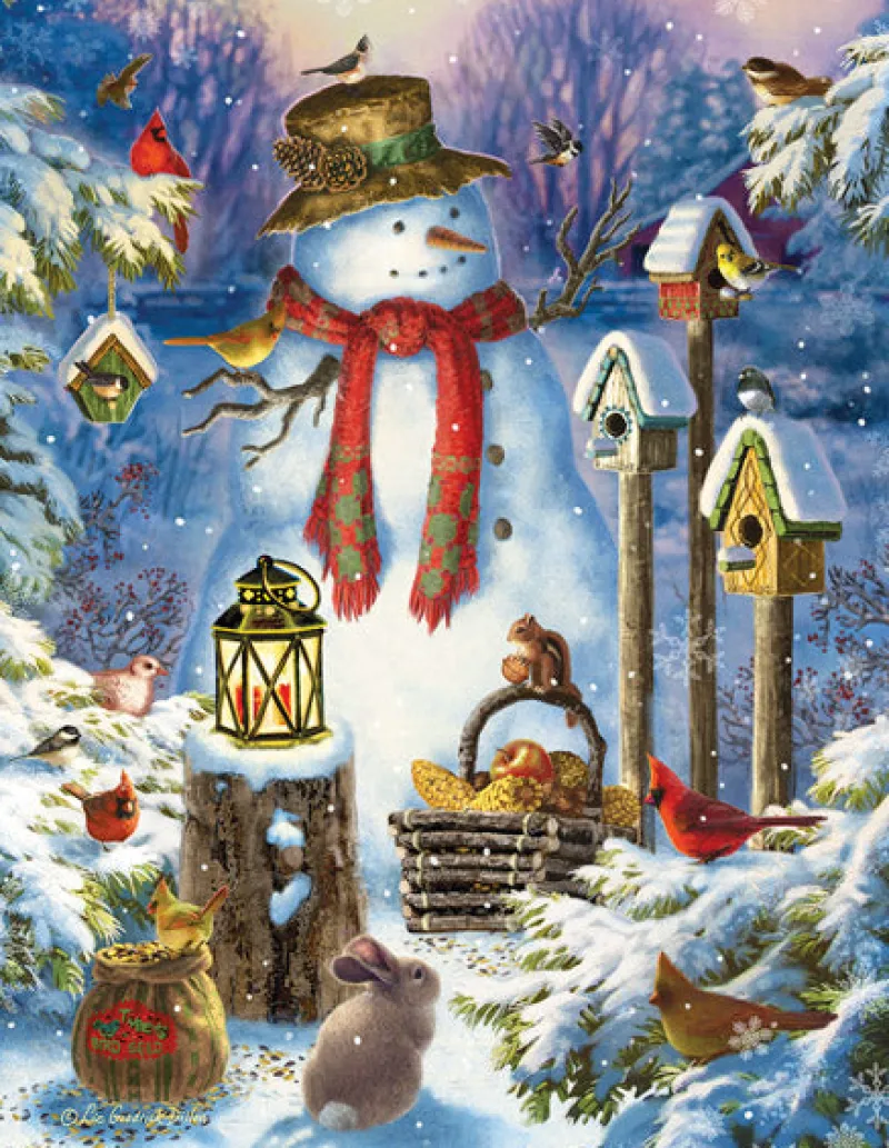 Sunsout - XXL Pieces Snowman in the Wild - 1000 piece jigsaw puzzle Discount