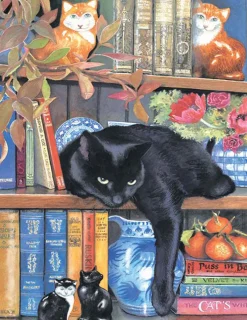 Sunsout CL59367 Chrissy Snelling - On the Shelf 1000 piece jigsaw puzzle Hot
