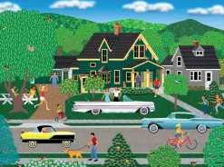 Sunsout Mark Frost - Nellie's New Car 1000 piece jigsaw puzzle Hot