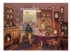 The House of Puzzles Grandfather Time - 1000 Piece Jigsaw Puzzle Online