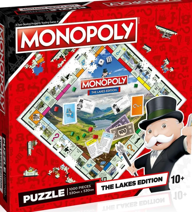 Winning Moves The Lakes Monopoly - 1000 Piece Jigsaw Puzzle Fashion